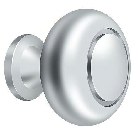 Deltana KR119U26 KR119 1-1/4" Round Groove Bi-Fold Knob Chrome
