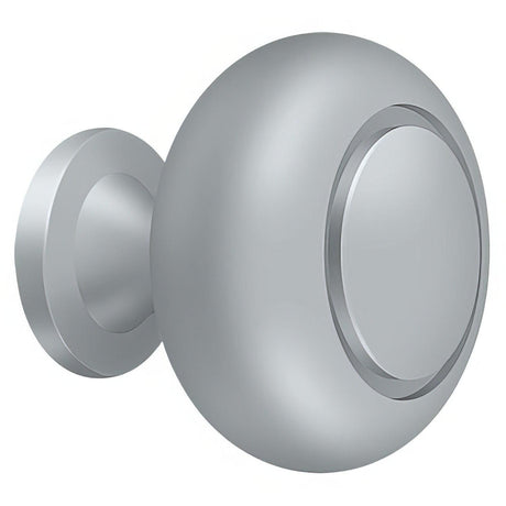 Deltana KR119U26D KR119 1-1/4" Round Groove Bi-Fold Knob Brushed Chrome