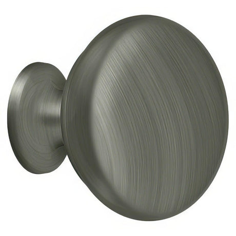 Deltana KRH114U15A KRH114 1-1/4" Round Cabinet Knob Antique Nickel