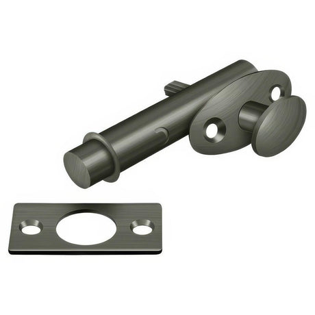 Deltana MB175U15A MB175 Mortise Security Bolt with 7/8" Projection Antique Nickel