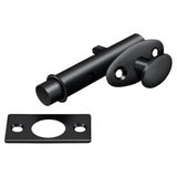 Deltana MB175U19 MB175 Mortise Security Bolt with 7/8" Projection Paint Black