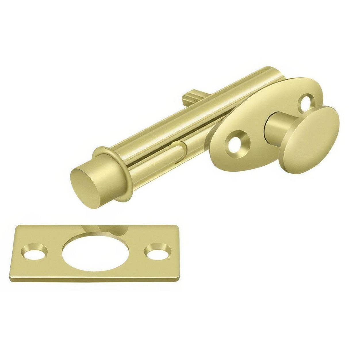 Deltana MB175U3 MB175 Mortise Security Bolt with 7/8" Projection Polished Brass