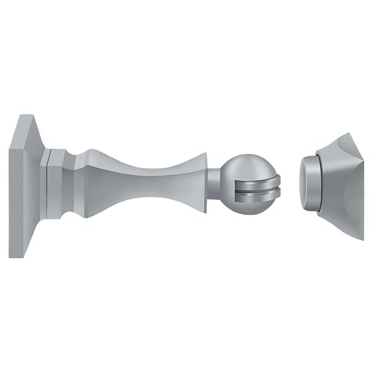 Deltana MDH35U26D MDH35U 3-1/2" Magnetic Door Holder Brushed Chrome