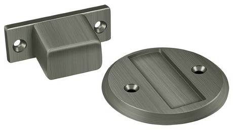 Deltana MDHF25U15A antique nickel magnetic door holder