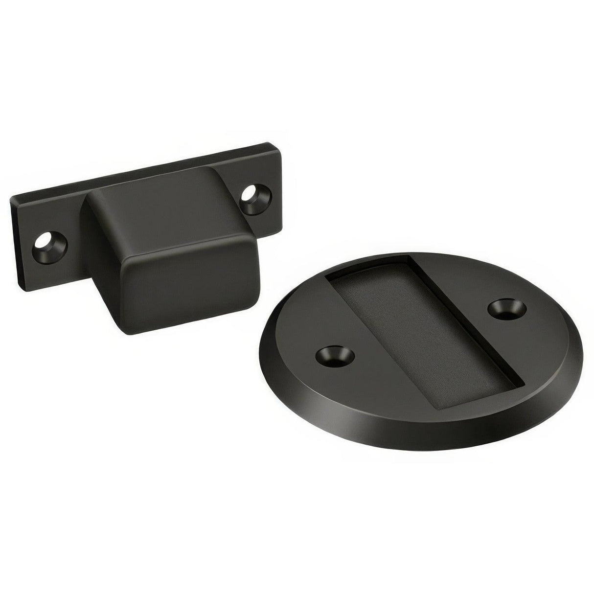 Deltana MDHF25U10B MDHF25 2-1/2" Flush Magnetic Door Holder Oil Rubbed Bronze