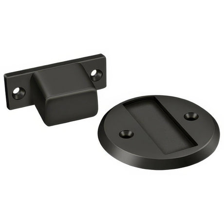 Deltana MDHF25U10B MDHF25 2-1/2" Flush Magnetic Door Holder Oil Rubbed Bronze
