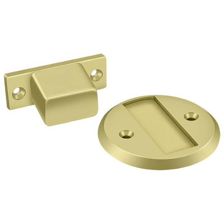 Deltana MDHF25U3 MDHF25 2-1/2" Flush Magnetic Door Holder Polished Brass