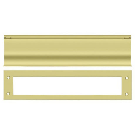 Deltana MS0030U3 MS0030 13" x 3-1/16" HD Mail Slot Polished Brass