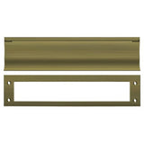 Deltana MS0030U5 MS0030 13" x 3-1/16" HD Mail Slot Antique Brass