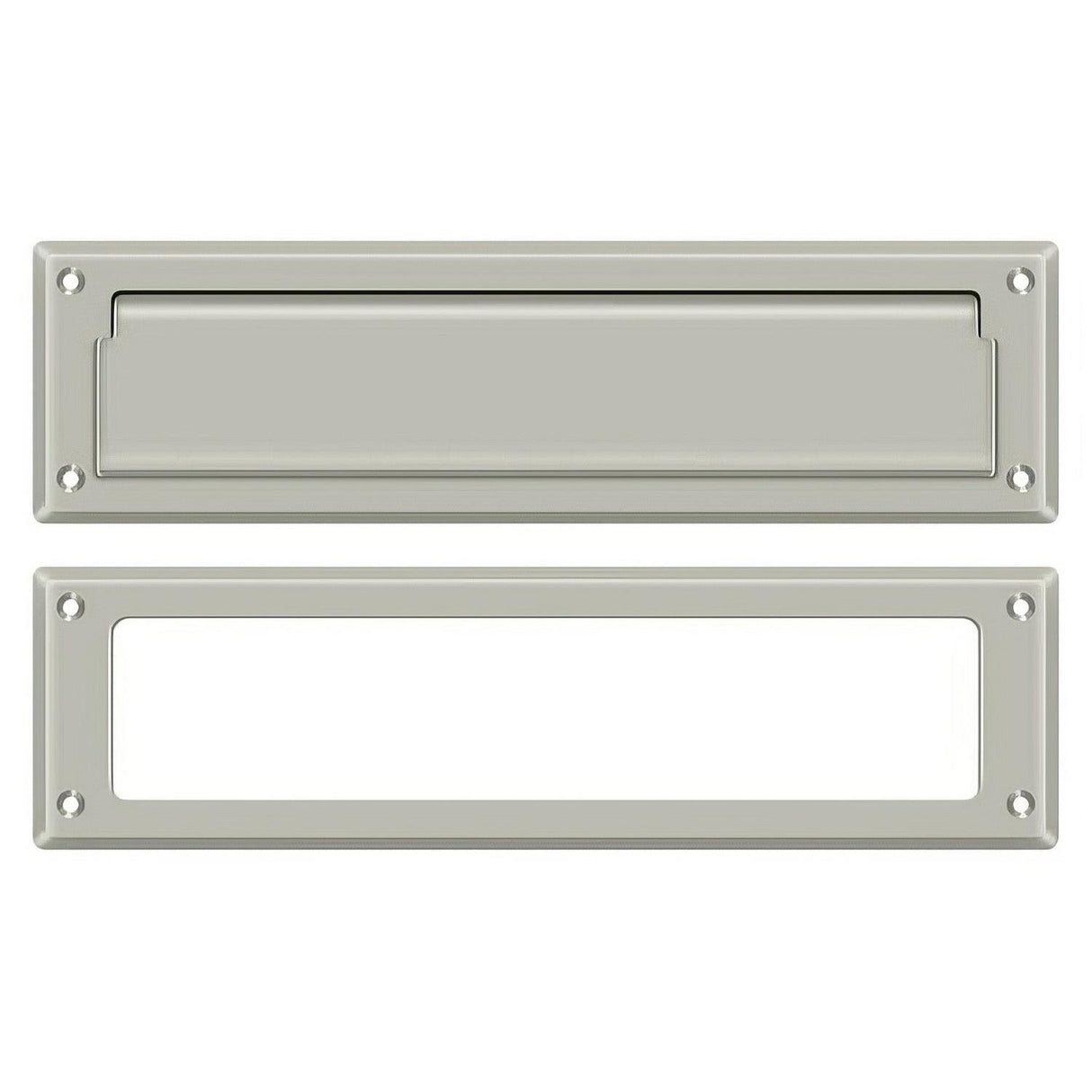 Deltana MS211U15 MS211 13-1/8" x 3-5/8" Mail Slot Satin Nickel