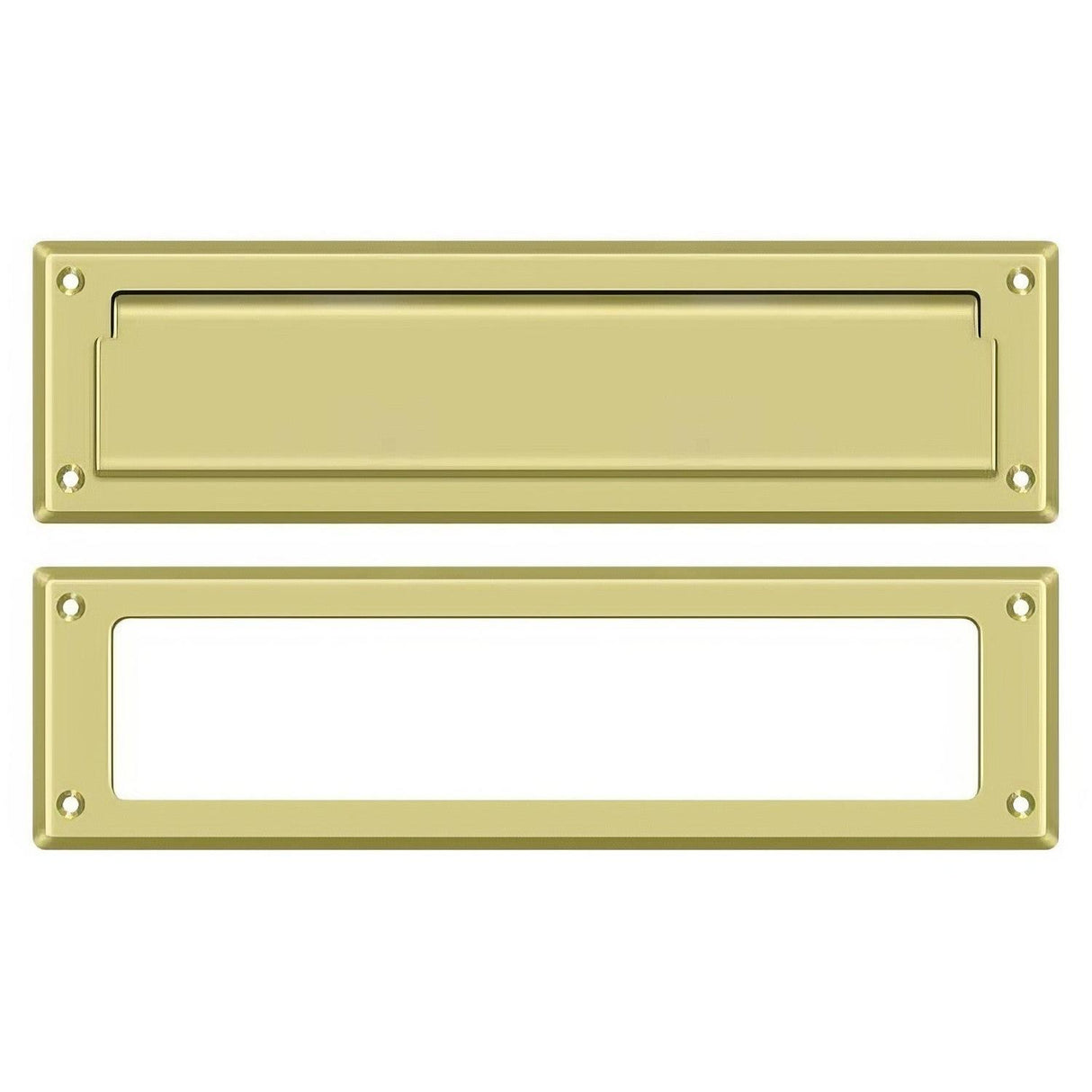 Deltana MS211U3 MS211 13-1/8" x 3-5/8" Mail Slot Polished Brass