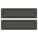 Deltana MS212U10B MS212 13-1/8" x 3-5/8" Mail Slot with Interior Flap Oil Rubbed Bronze