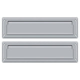 Deltana MS212U26D MS212 13-1/8" x 3-5/8" Mail Slot with Interior Flap Brushed Chrome
