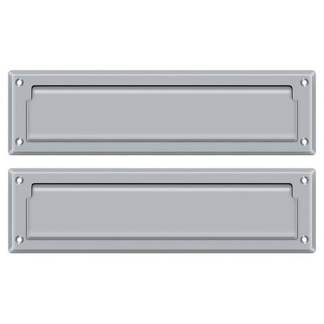 Deltana MS212U26D MS212 13-1/8" x 3-5/8" Mail Slot with Interior Flap Brushed Chrome