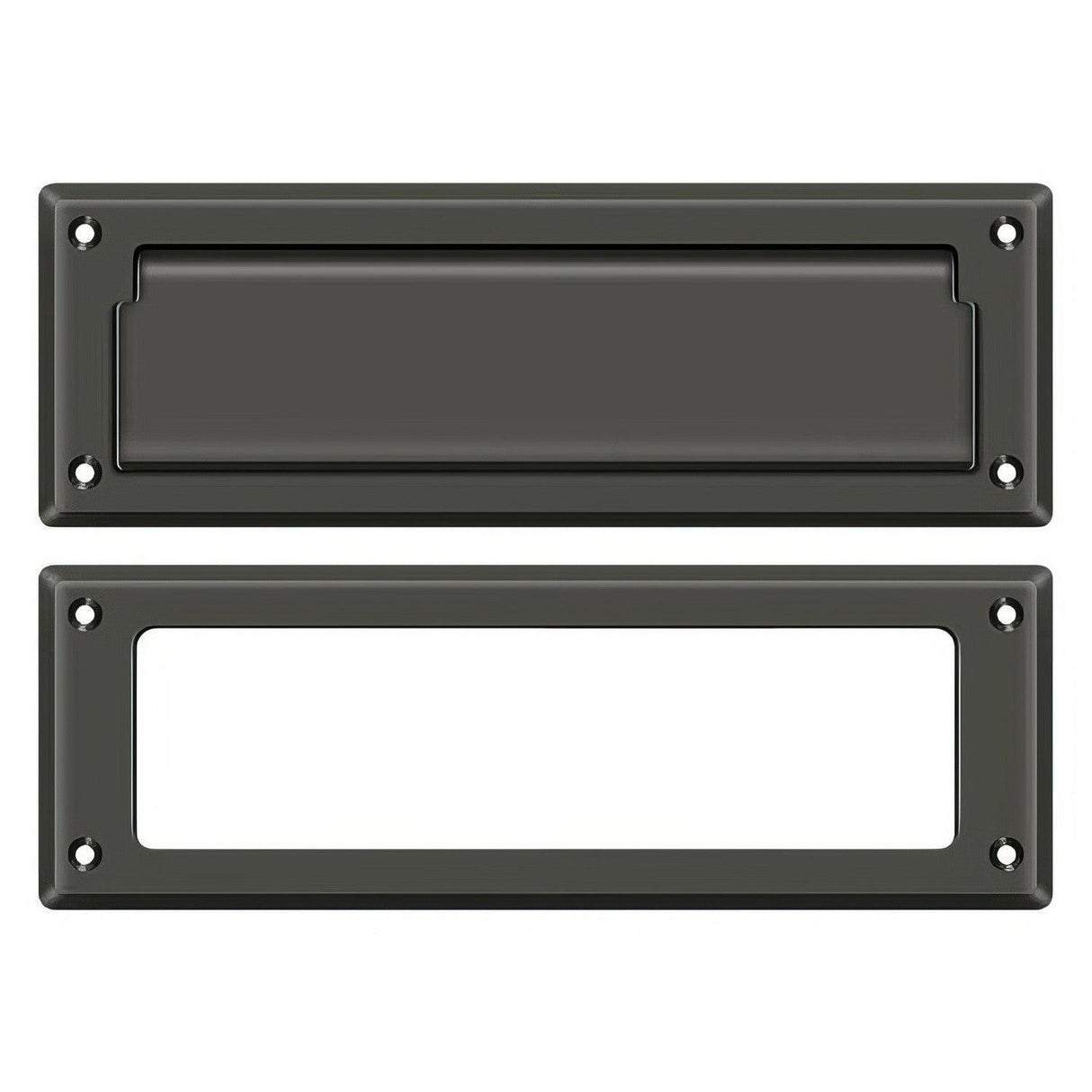 Deltana MS626U10B MS626 8-7/8" Wide Mail Slot with Interior Frame Oil Rubbed Bronze