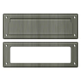 Deltana MS626U15A MS626 8-7/8" Wide Mail Slot with Interior Frame Antique Nickel