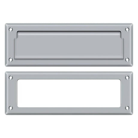 Deltana MS626U26D MS626 8-7/8" Wide Mail Slot with Interior Frame Brushed Chrome