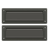 Deltana MS627U10B MS627 8-7/8" Wide Mail Slot with Back Plate Oil Rubbed Bronze