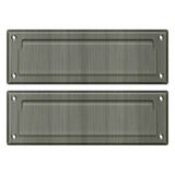 Deltana MS627U15A MS627 8-7/8" Wide Mail Slot with Back Plate Antique Nickel