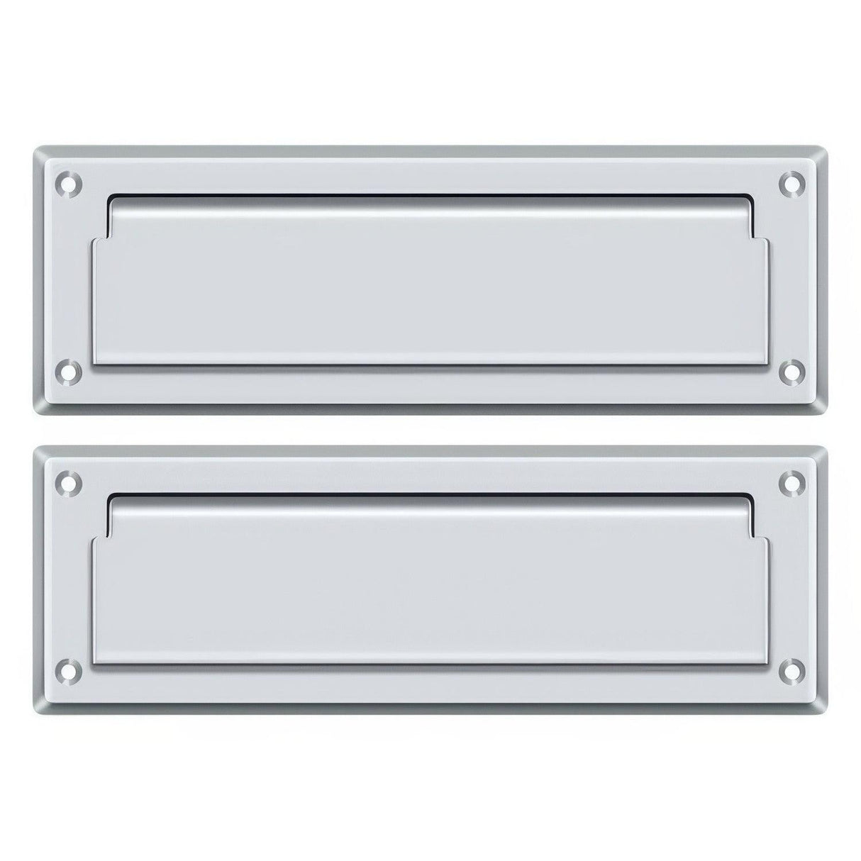 Deltana MS627U26 MS627 8-7/8" Wide Mail Slot with Back Plate Polished Chrome