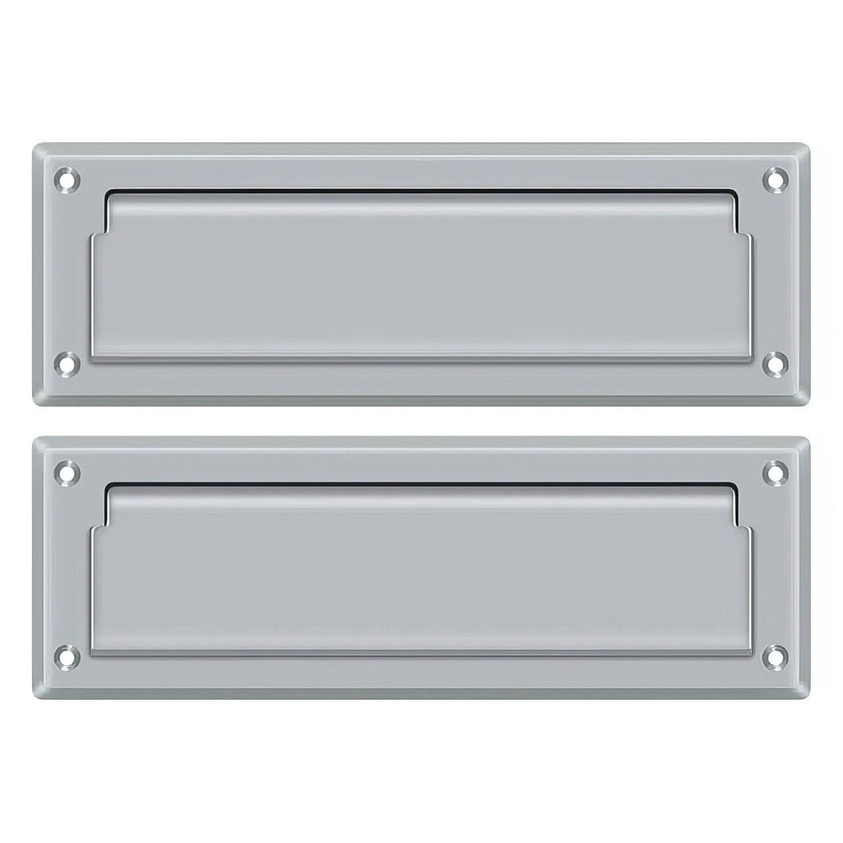 Deltana MS627U26D MS627 8-7/8" Wide Mail Slot with Back Plate Brushed Chrome