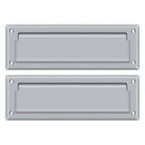 Deltana MS627U26D MS627 8-7/8" Wide Mail Slot with Back Plate Brushed Chrome