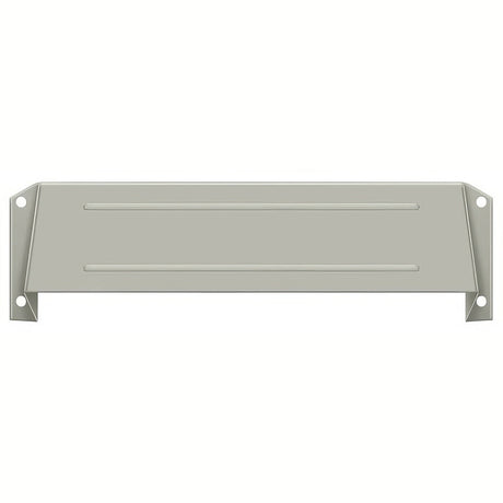 Deltana MSH158U15 satin nickel letter box hood