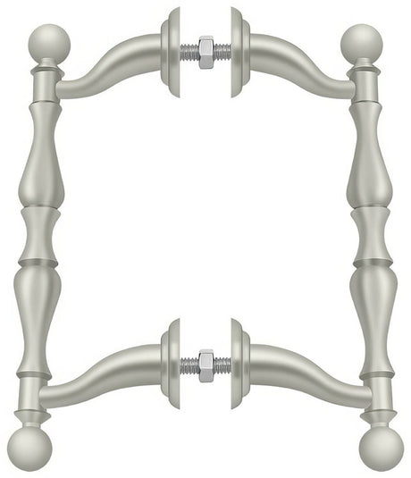 Deltana OHP620U15 OHP620 6-3/16" Offset Back to Back Handle Pull with 4-3/16" Centers Satin Nickel