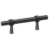 Deltana P310U10B P310U 4-3/4" Adjustable Cabinet Bar Pull Oil Rubbed Bronze