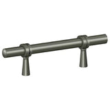 Deltana P310U15A P310U 4-3/4" Adjustable Cabinet Bar Pull Antique Nickel