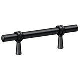 Deltana P310U19 P310U 4-3/4" Adjustable Cabinet Bar Pull Black