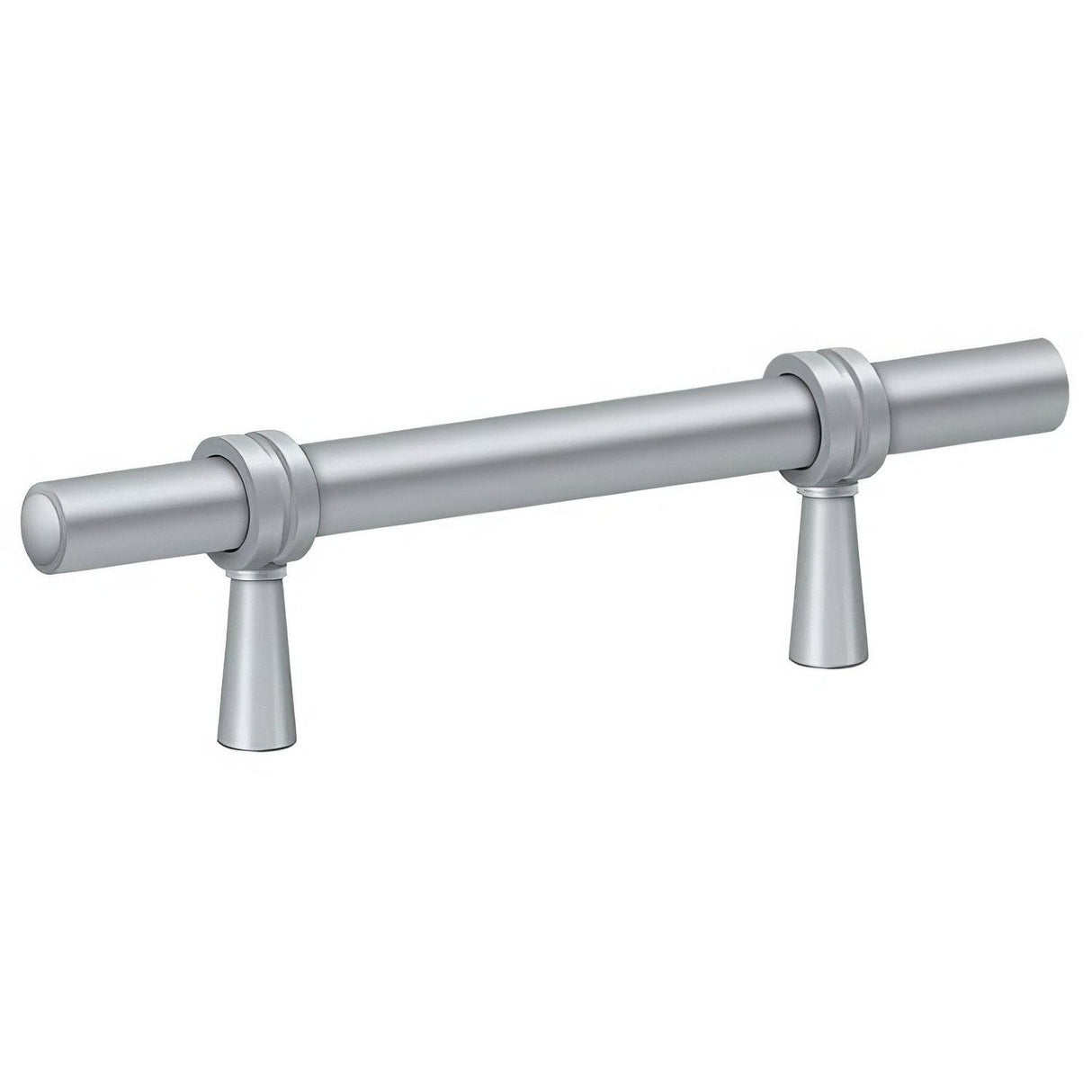 Deltana P310U26D P310U 4-3/4" Adjustable Cabinet Bar Pull Satin Chrome