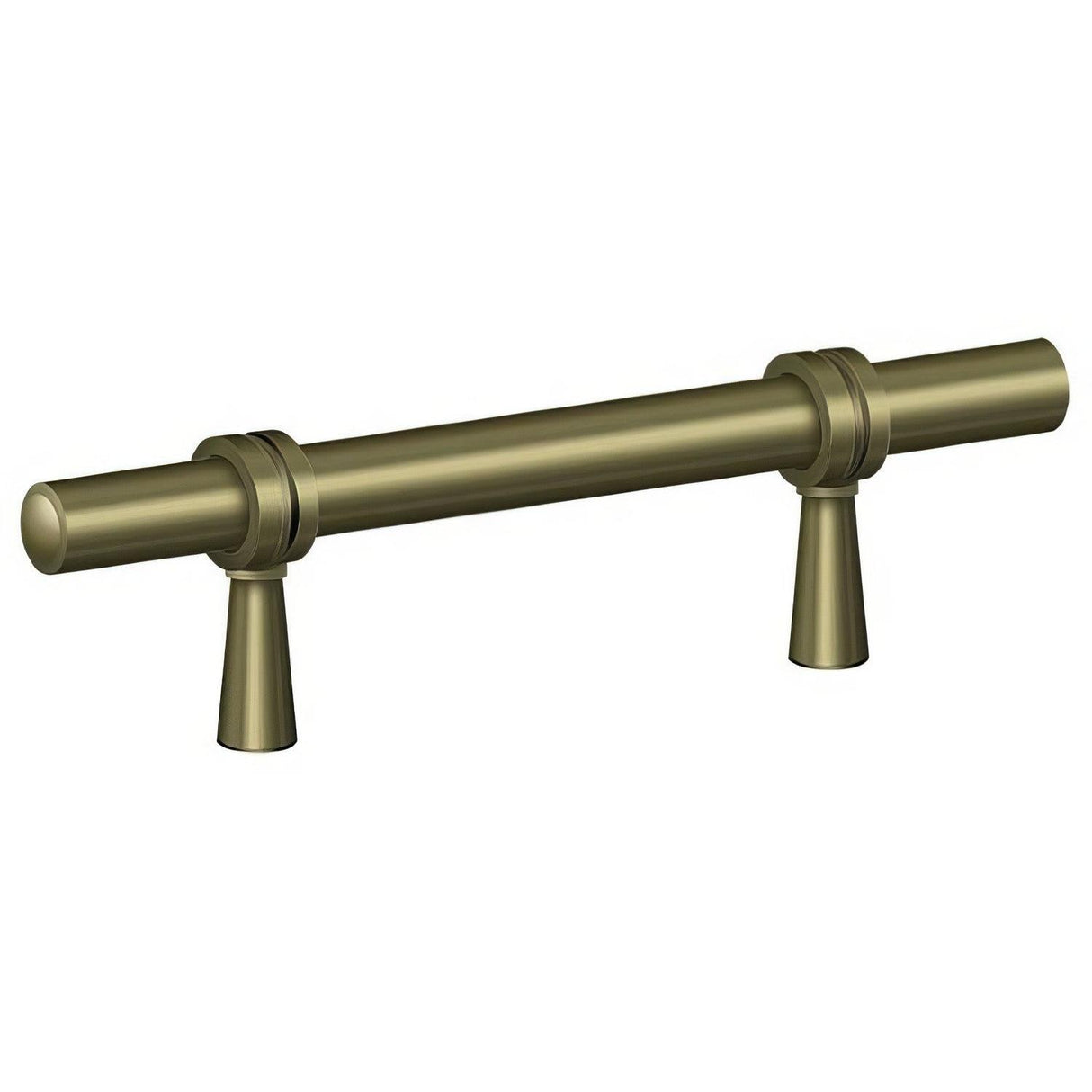 Deltana P310U5 P310U 4-3/4" Adjustable Cabinet Bar Pull Antique Brass