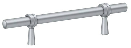 Deltana P311U26D satin chrome adjustable bar pull