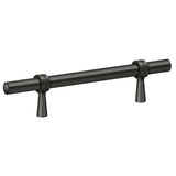 Deltana P311U10B P311U 6-1/2" Adjustable Bar Pull Oil Rubbed Bronze
