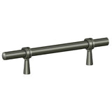Deltana P311U15A P311U 6-1/2" Adjustable Bar Pull Antique Nickel
