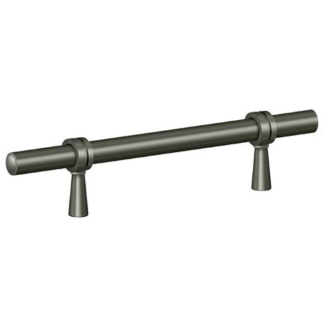 Deltana P311U15A P311U 6-1/2" Adjustable Bar Pull Antique Nickel