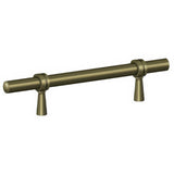 Deltana P311U5 P311U 6-1/2" Adjustable Bar Pull Antique Brass