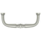 Deltana PCT300U15 PCT300 3" Traditional Wire Pull Satin Nickel