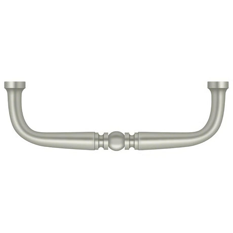 Deltana PCT350U15 PCT350 3-1/2" Traditional Wire Cabinet Pull Satin Nickel