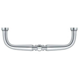 Deltana PCT350U26 PCT350 3-1/2" Traditional Wire Cabinet Pull Chrome