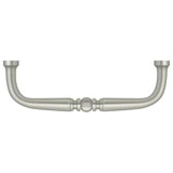 Deltana PCT400U15 PCT400 4" Traditional Wire Pull Satin Nickel