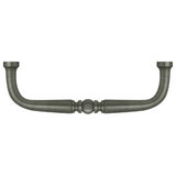 Deltana PCT400U15A PCT400 4" Traditional Wire Pull Antique Nickel