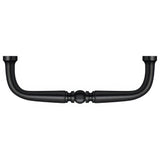 Deltana PCT400U19 PCT400 4" Traditional Wire Pull Paint Black