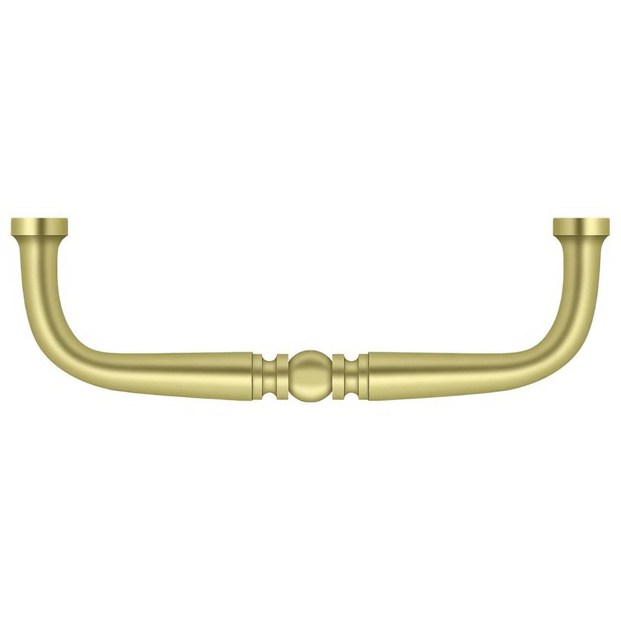Deltana PCT400U3 PCT400 4" Traditional Wire Pull Polished Brass