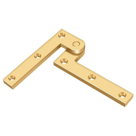 Deltana PH35CR003 PH35U 3-7/8" x 5/8" x 1/4" Pivot Hinge Door Set Lifetime Polished Brass