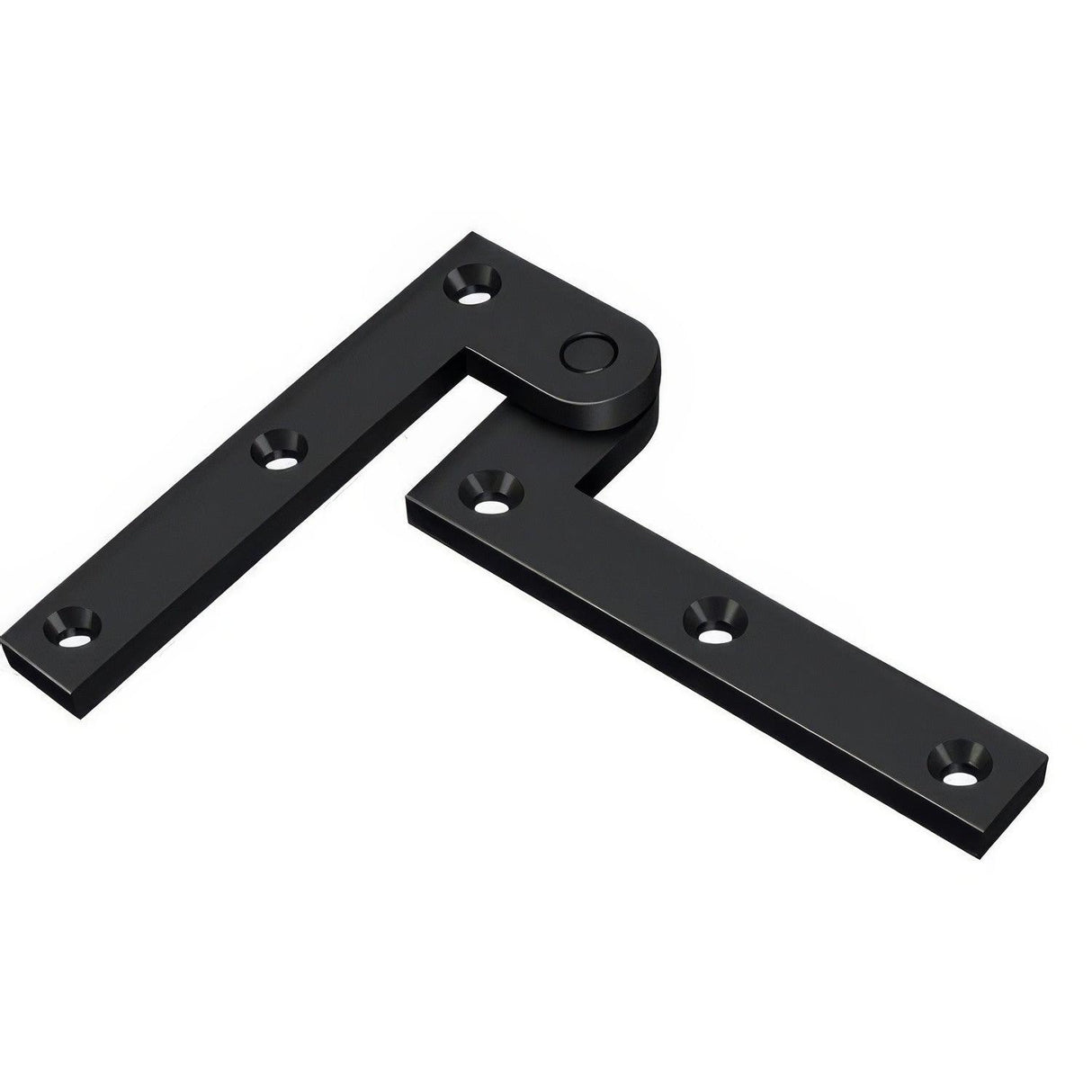 Deltana PH35U19 PH35U 3-7/8" x 5/8" x 1/4" Pivot Hinge Door Set Black