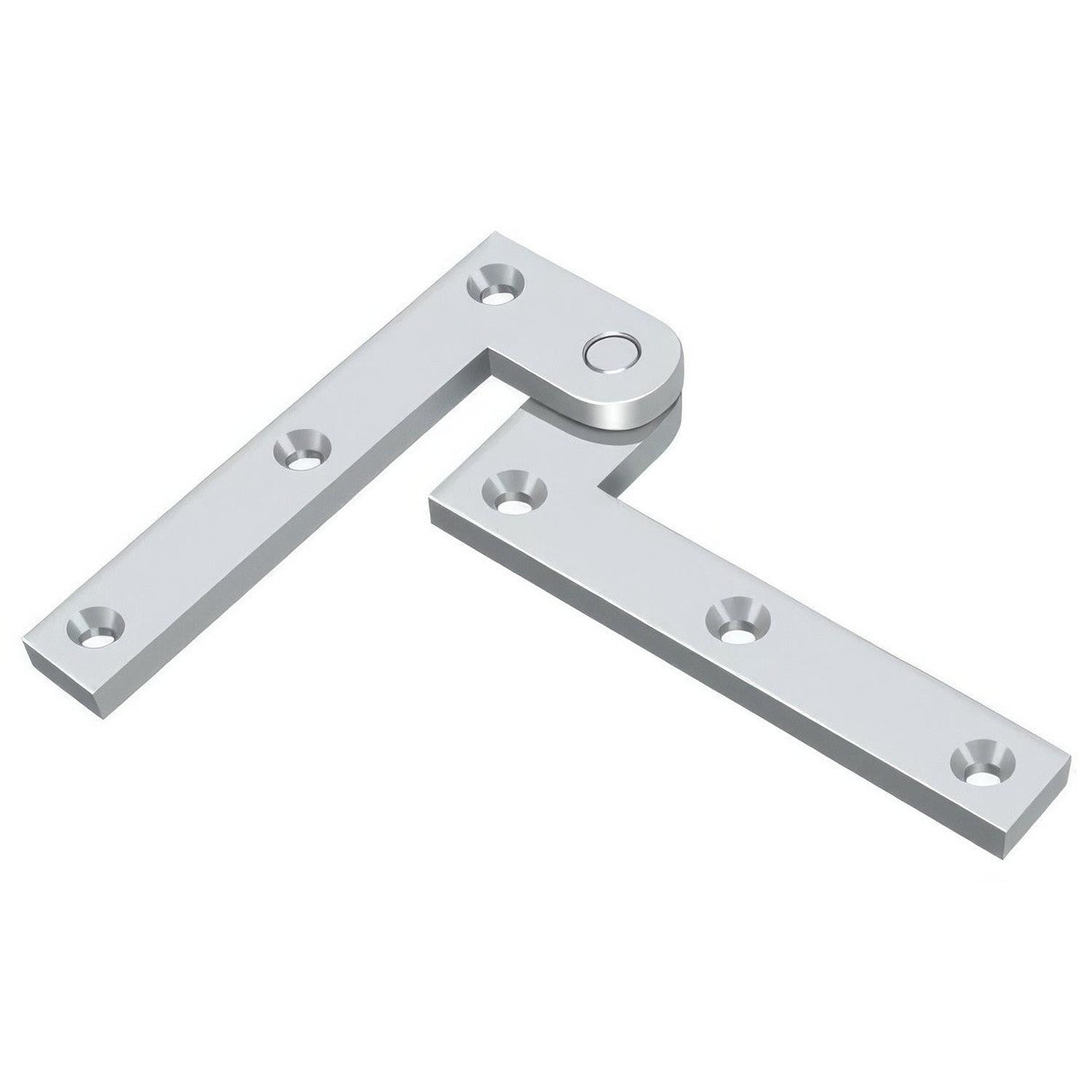Deltana PH35U26 PH35U 3-7/8" x 5/8" x 1/4" Pivot Hinge Door Set Polished Chrome