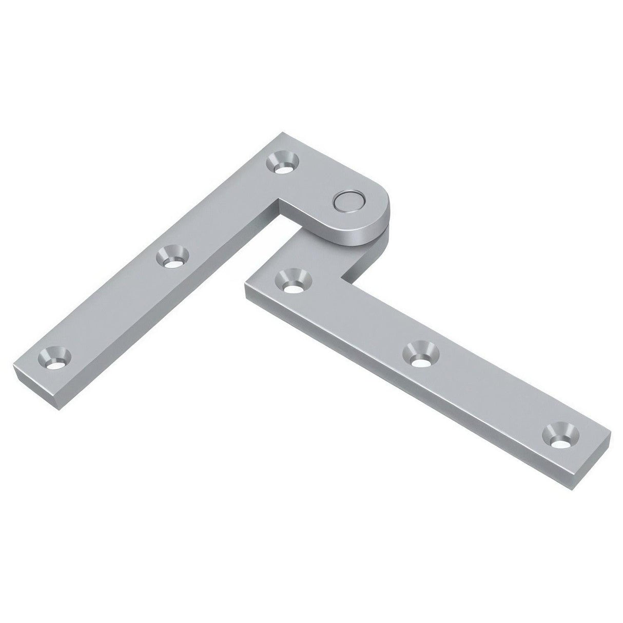 Deltana PH35U26D PH35U 3-7/8" x 5/8" x 1/4" Pivot Hinge Door Set Satin Chrome