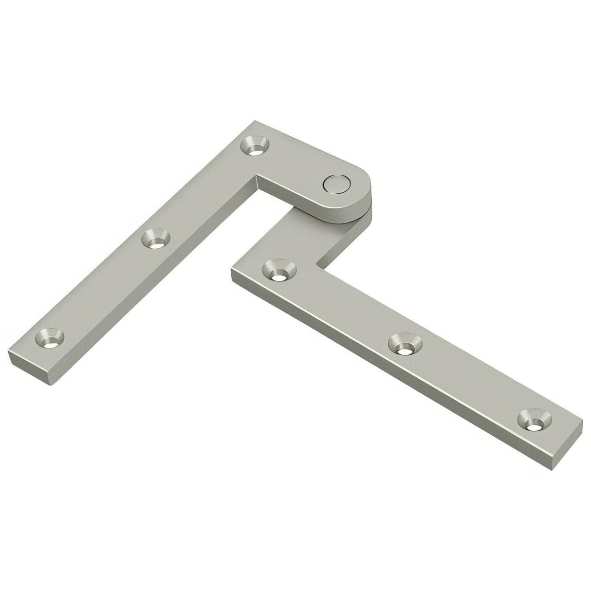 Deltana PH40U15 PH40U 4-3/8" x 5/8" x 1/4" Pivot Hinge Satin Nickel
